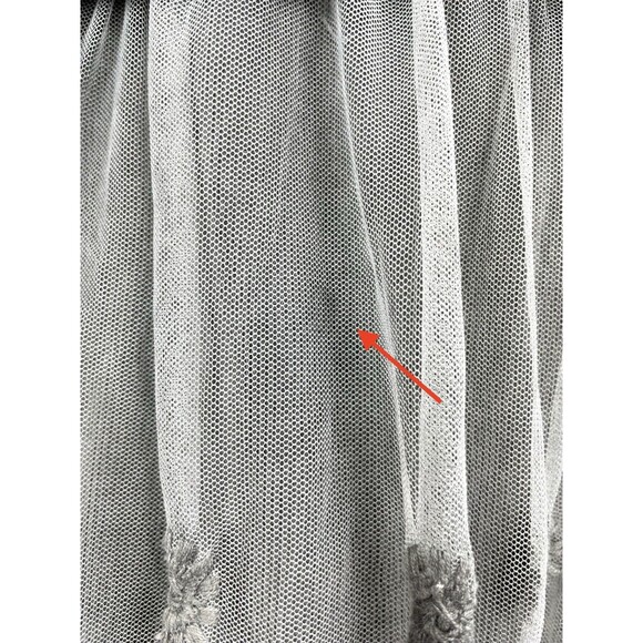 Victorian Trading Co Jacket Women L/XL Gray Lace Corduroy Button Closure - Picture 7 of 16